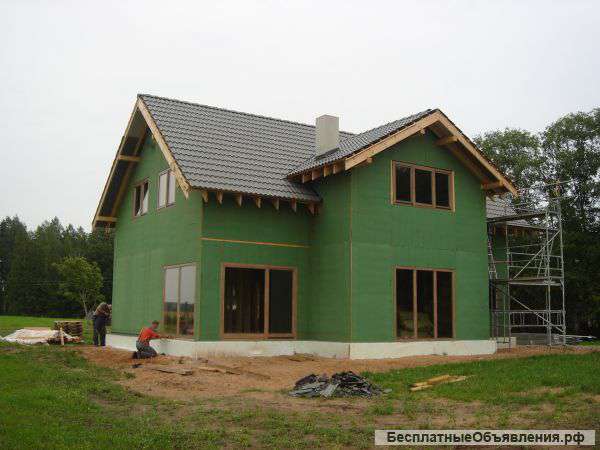 Строительство каркасно-панельных  домов