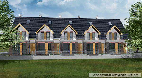 Блок-секция 2 этажа 128 м2, новостройка