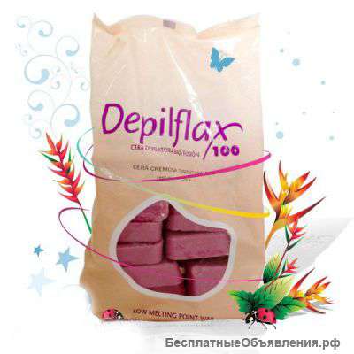 Воск "Depiflax" 1 кг-Вино