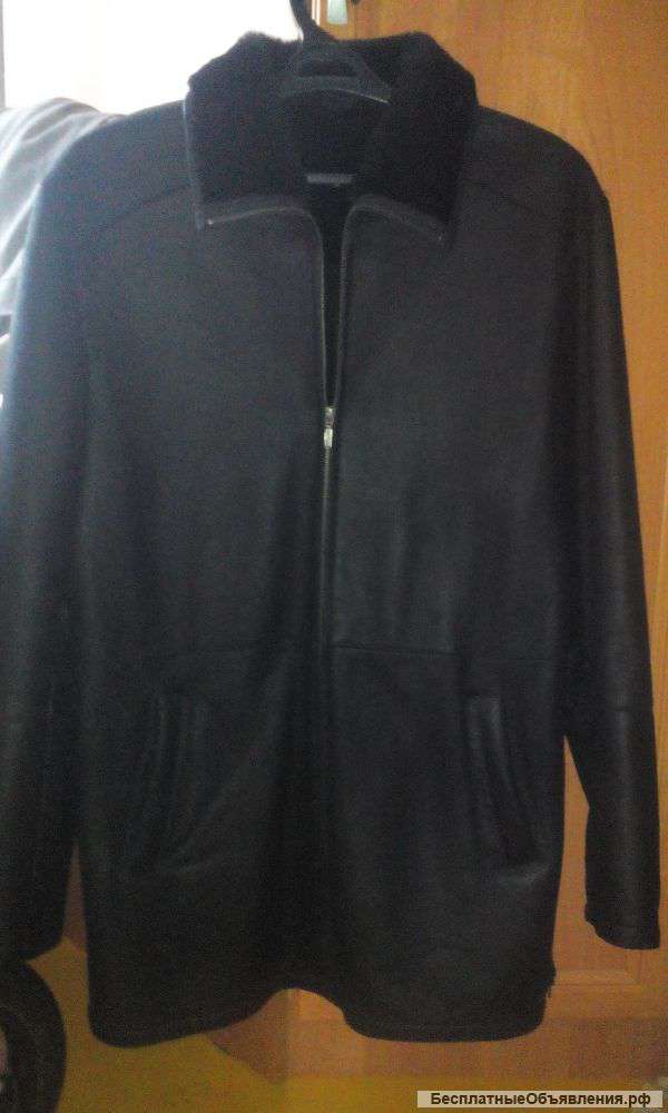 Натуральная мужская дубленка