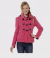Bongo Juniors Jacket Fleece Toggle Coat Hooded polyester sizes L, XL NEW