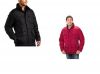 Dockers Mens Puffer Jacket Winter solid hooded field nylon size S M XL NEW