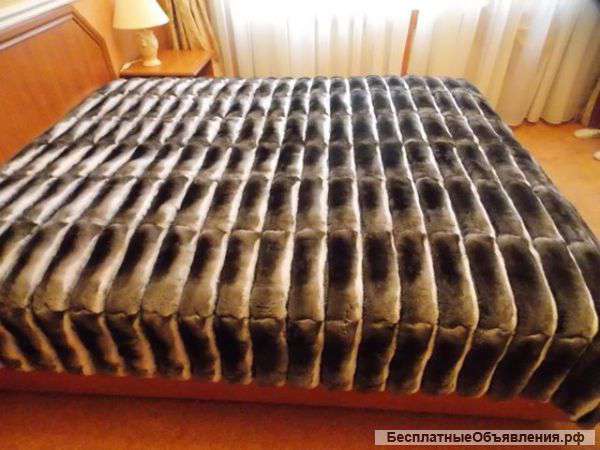 Покрывало из меха шиншиллы