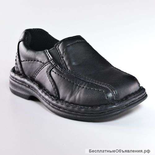 Sonoma Boys Shoes slip on connor black solid man made toddlers size 5, 6 NEW