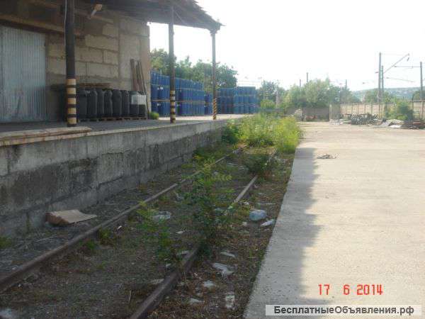 Участок с ж/д тупиком
