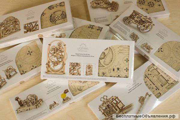 Деревянные механические конструкторы UGears