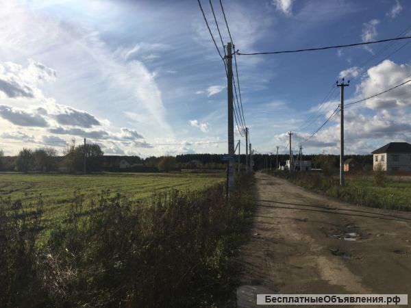 Участок 8 соток возле деревни Толмачево