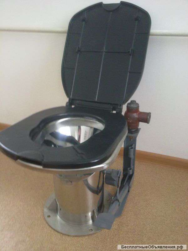 Унитаз нержавеющий - вагонный антивандальный