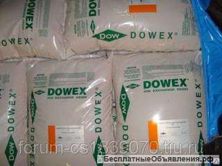 Ионообменная смола Dowex (Давекс) HCR-S, меш. 25 л