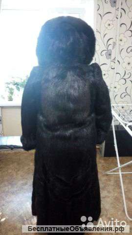 Шуба из меха нутрии