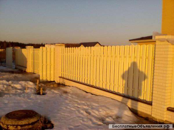 Производство и установка заборов под ключ