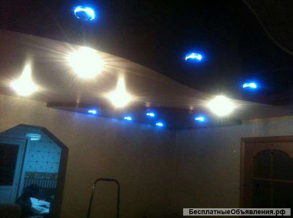 Натяжные потолки.Третий потолок в подарок