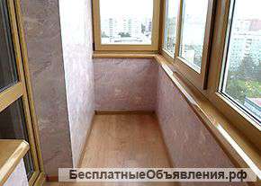 Отделка балкона и лоджии
