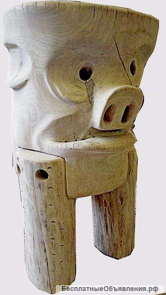 ДУБОВЫЕ резные разделочные колодки (для рубки мяса и рыбы)