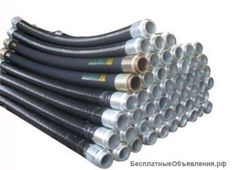 Резиновый шланг D125x3m c двумя фиттингами