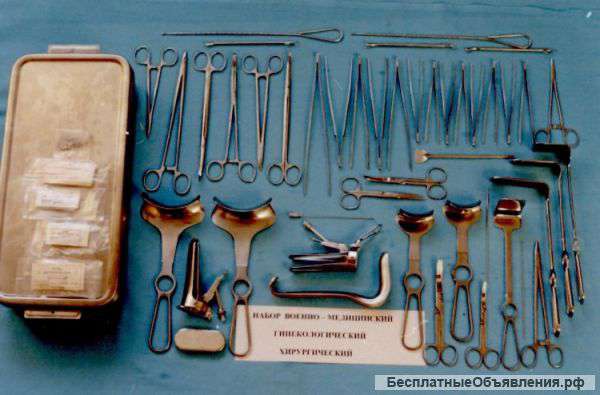 Наборы гинекологических инструментов