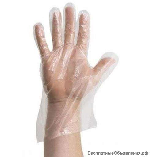 Одноразовые полиэтиленовые перчатки оптом