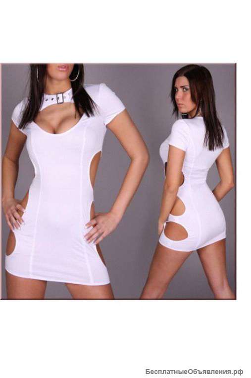 Соблазнительное платье белого цвета артикул - Артикул: A3046