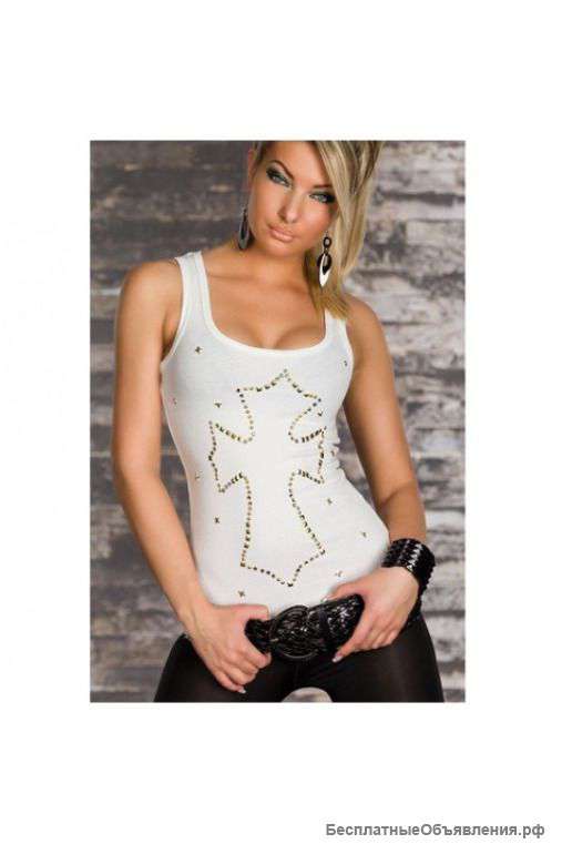 Соблазнительный топ с декором из страз артикул - Артикул: A3313