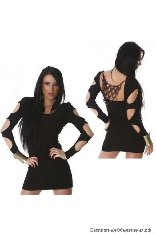 Очаровательное черное платье артикул - Артикул: AL7842