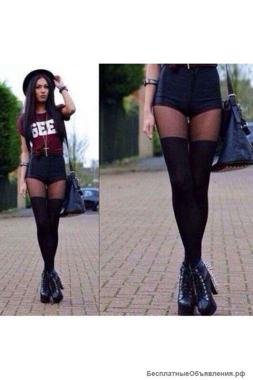 Колготки c эффектом чулок артикул - Артикул: A-765