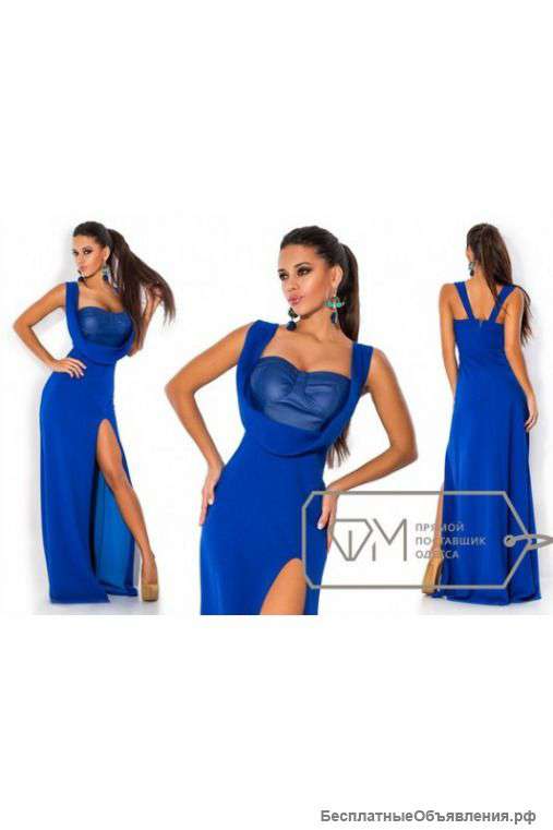 Длинное эффектное платье артикул - Артикул: Am8005-1