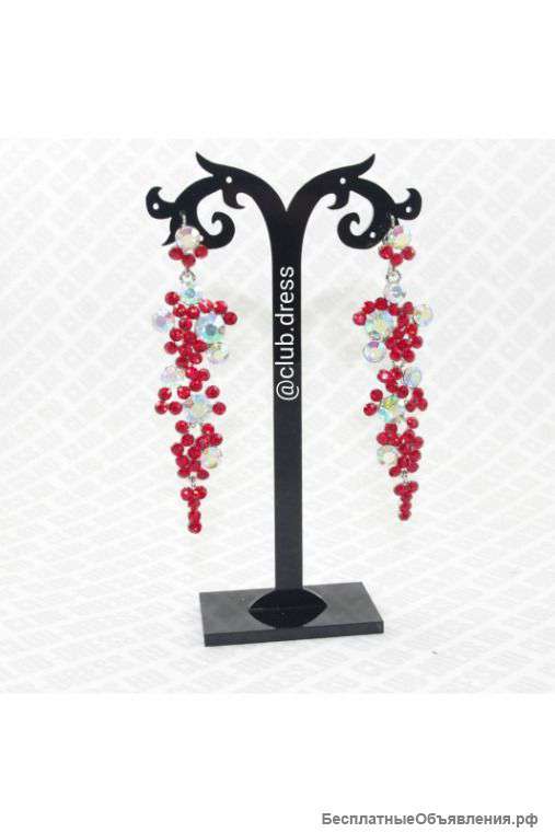 Серьги с цирконами артикул - Артикул: ser_04-1