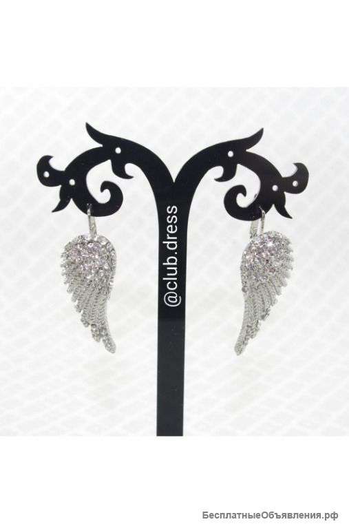 Серьги "Крылья ангела" артикул - Артикул: ser_05-1