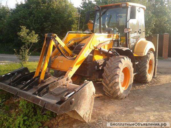 Услуги экскаватора-погрузчика