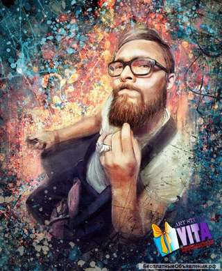 Портрет в стиле Grange, Монро Арт, Dream Art в Самаре
