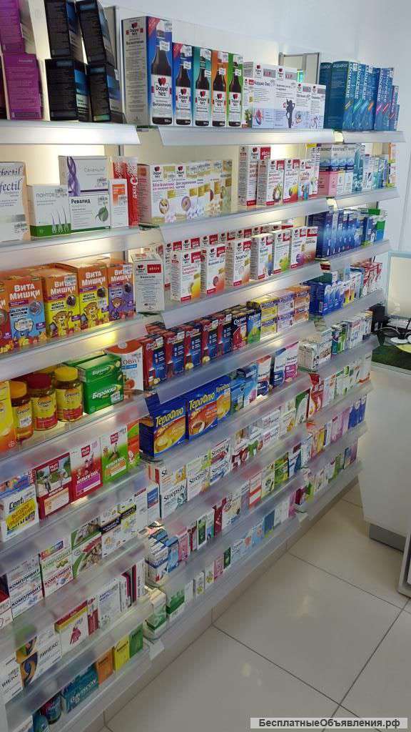 Торговое оборудование для аптек на заказ