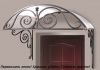 Козырек арочный поликарбонат