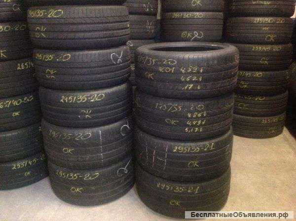 Шины Б/У из Европы R16R17R18R19R20R21 зима,лето