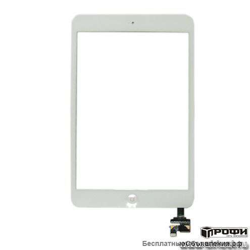 Тачскрин iPad Mini/Mini 2 Retina с кнопкой Home,контроллером (белый)