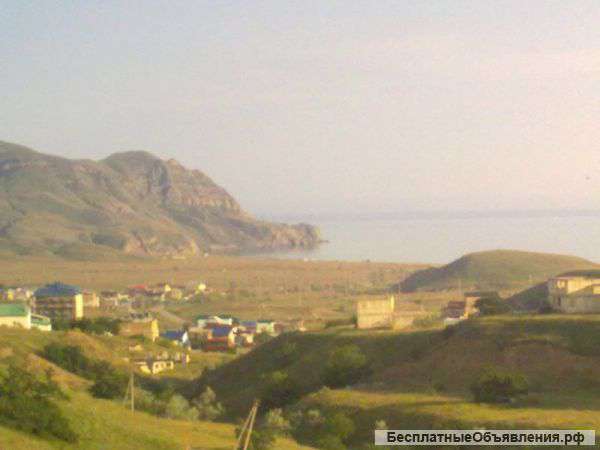 Участок в Крыму с видом на море