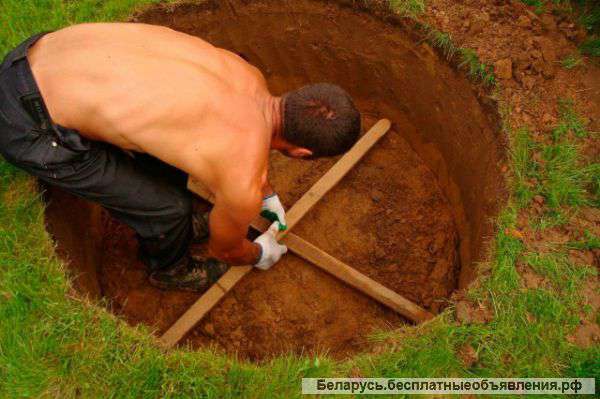 Копка колодца в Столбцах. Монтаж, чистка углубление колодцев
