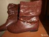 Полусапожки коричневые 38 размер