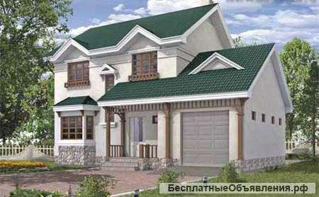 Кирпичный дом 9 х 11,5. Площадью: 141,4 м2