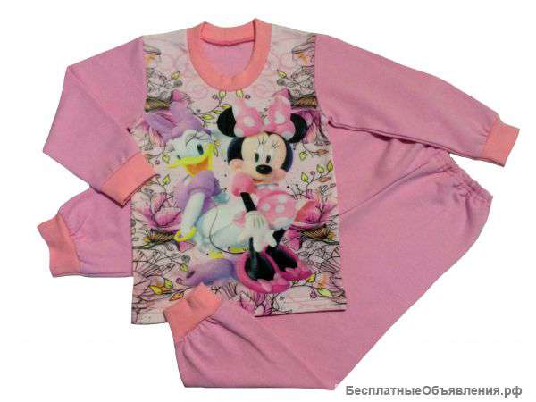 Теплые детские костюмы с любимыми героями