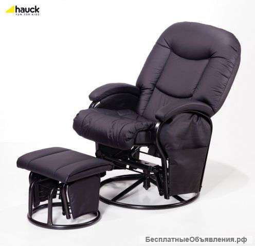 Кресло для мамы Metal Glider (black) Hauck арт 687024