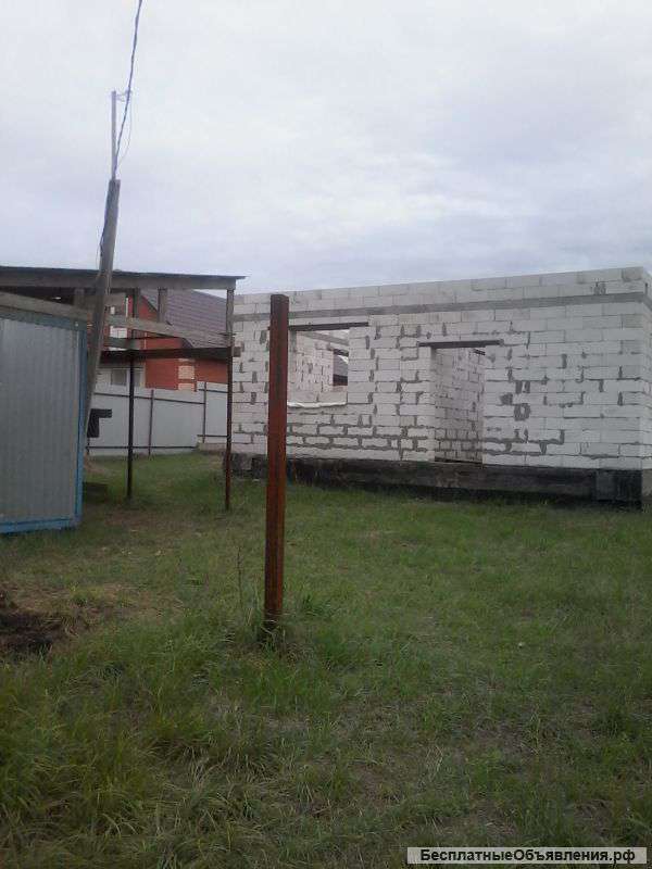 Недострой, участок 8 соток с строением под ИЖС