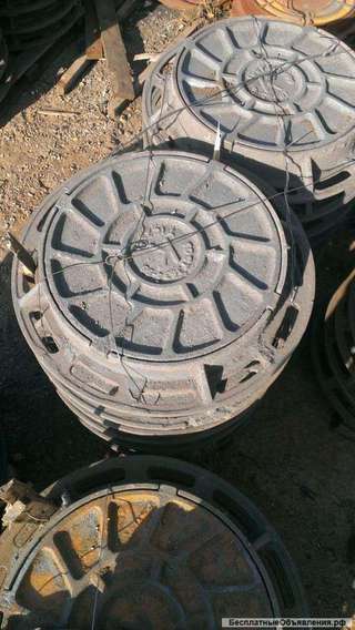 Люк чугунный (4-х ушковый)