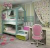 Двухъярусная детская кроватка домик