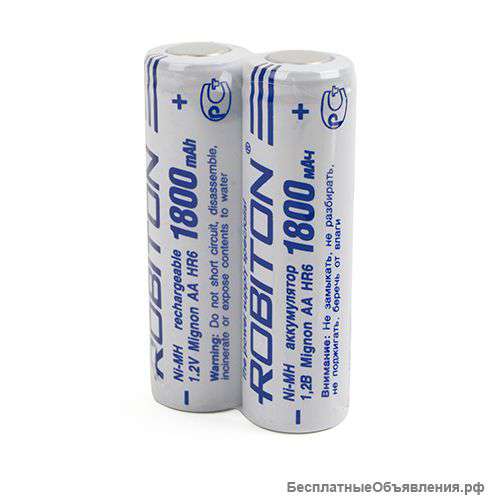 Аккумулятор AA 1800 mAh AA Robiton AAA