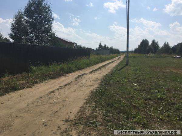 Участок 8 соток в дачном поселке