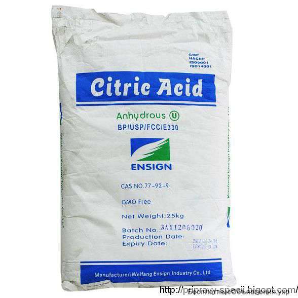 Лимонная кислота Citric Acid 25 кг
