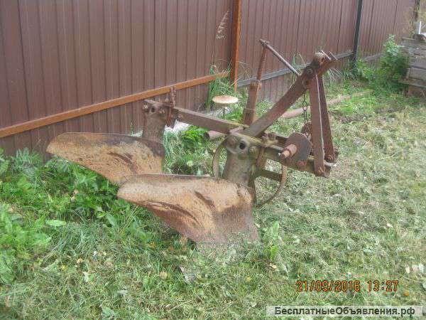 Двухкорпусной плуг