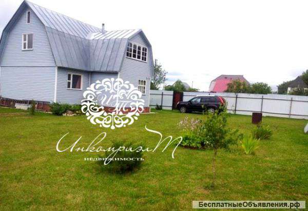 Зимний Дом из бревна 115 кв.м. с отдельно стоящей Баней на 10 сотках по Киевскому или Калужскому шос