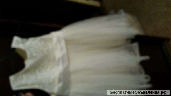 Платье снежинки