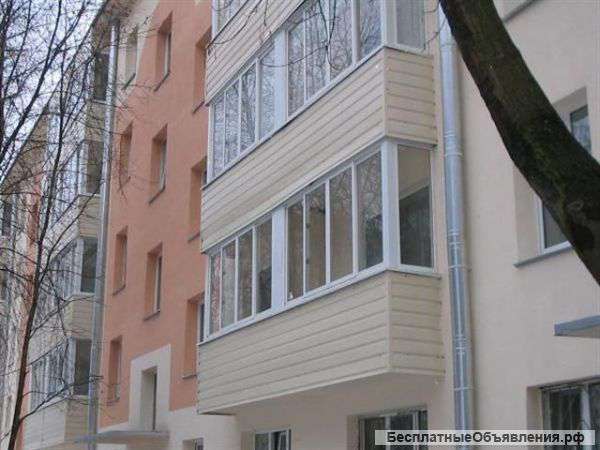 Остекление и отделка балконов.Окна ПВХ.